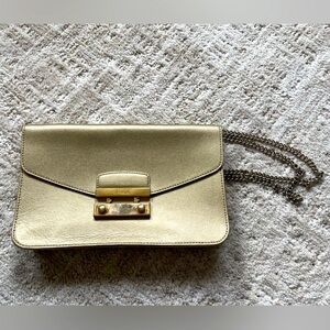 Furla Gold Chain Shoulder Bag